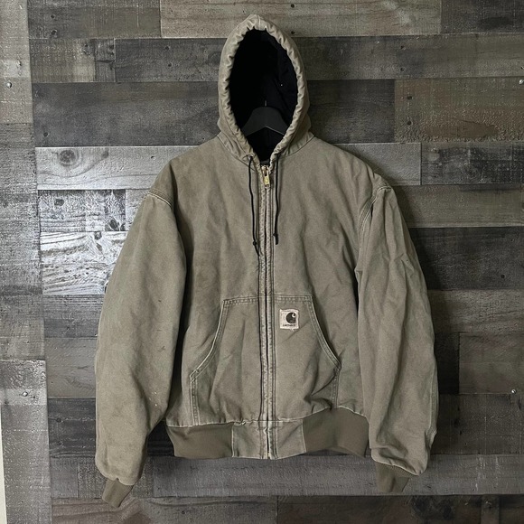 SOLD Carhartt J68 Sandstone Jacket Large - Picture 1 of 3
